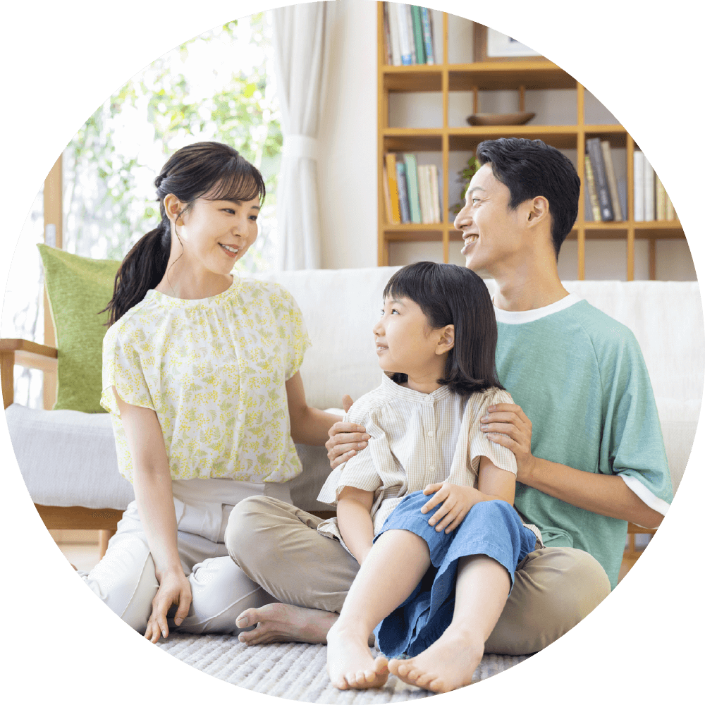 MOCXION KAWA 子育て世帯にやさしい2LDKの暮らしイメージ