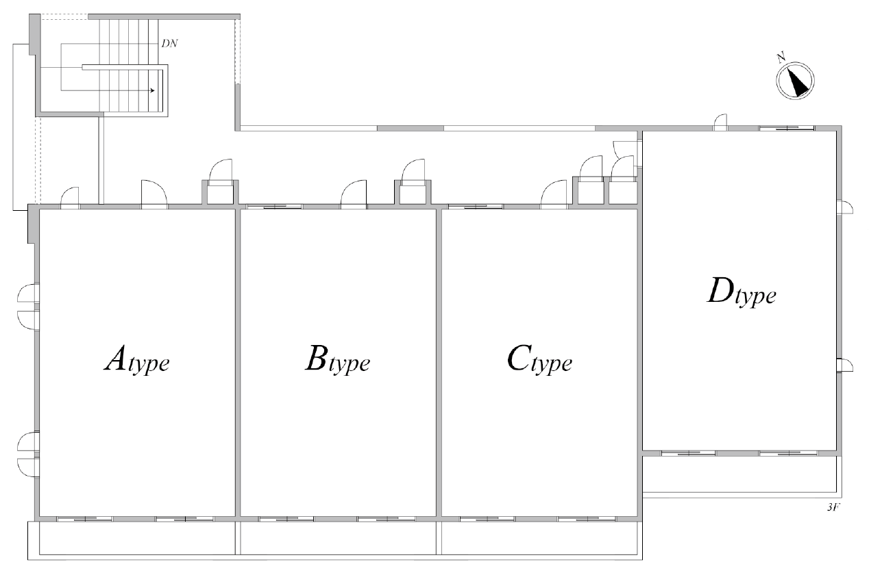 MOCXION KAWA 各階平面図
