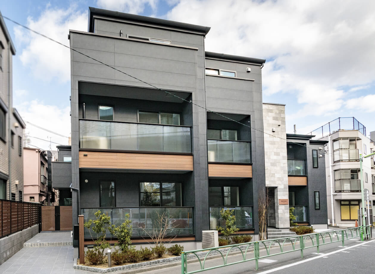 MOCXION KYODO 外観（新築木造賃貸マンション／経堂駅徒歩5分）