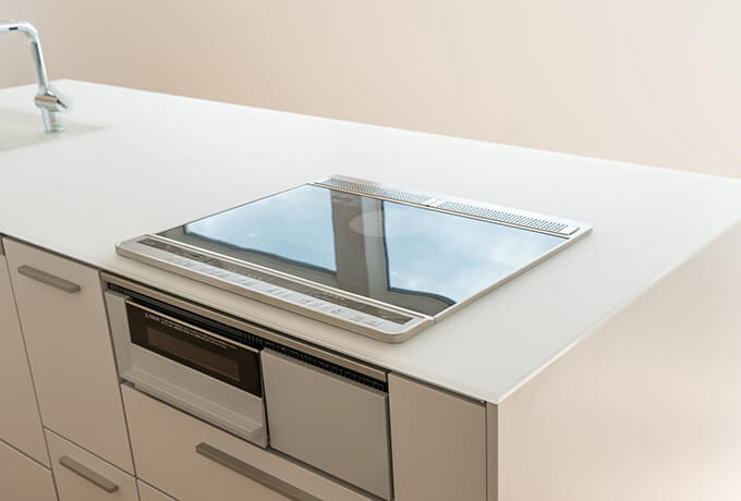 2口IH+1口ラジエントコンロ